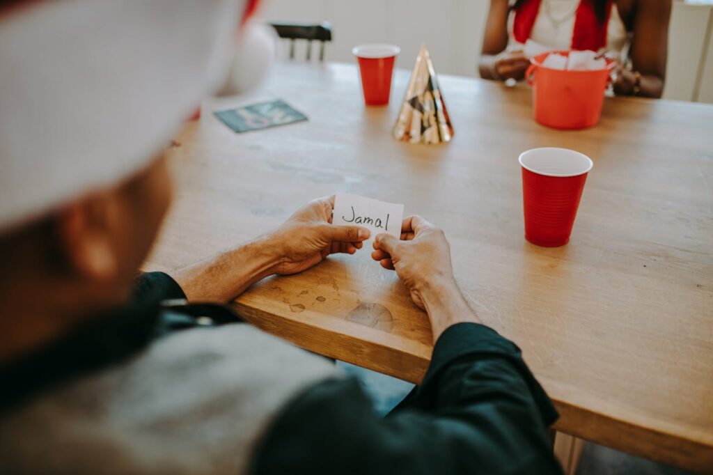 A Person Holding a Piece of Paper